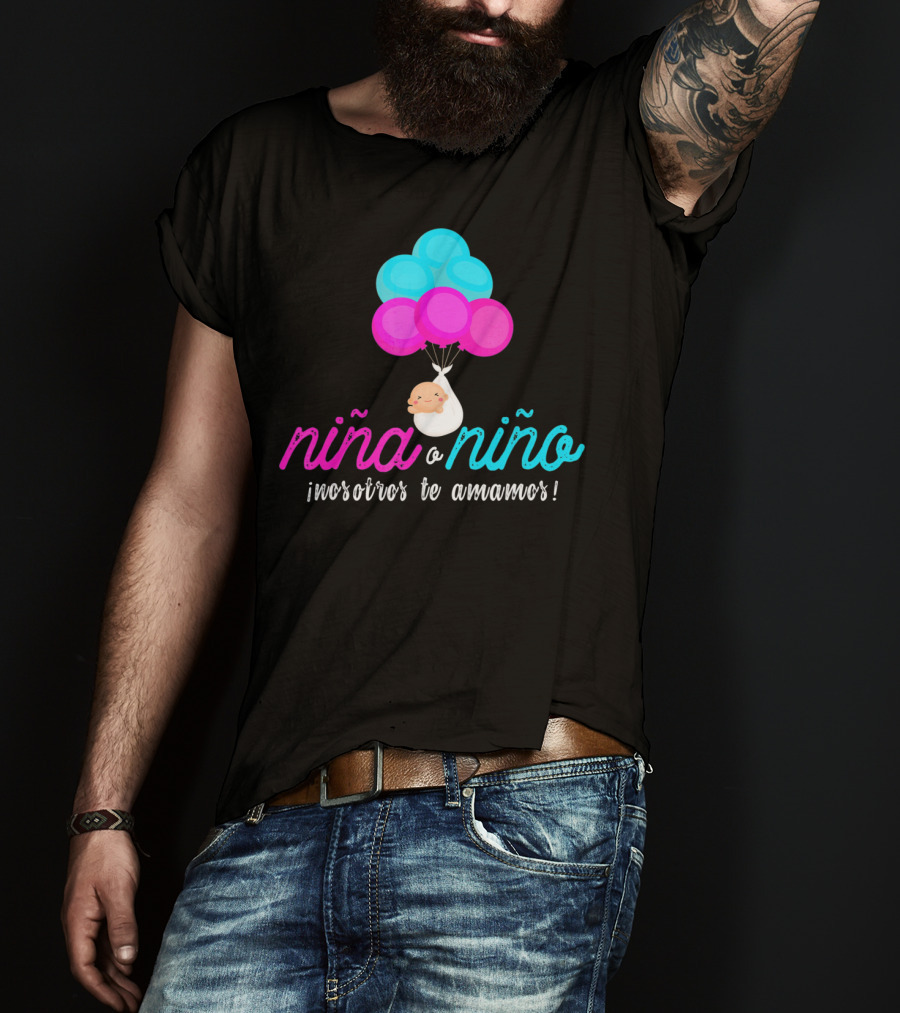 Niña O Niño Nosotros Te Amamos Playera Latino Revelación T-Shirt