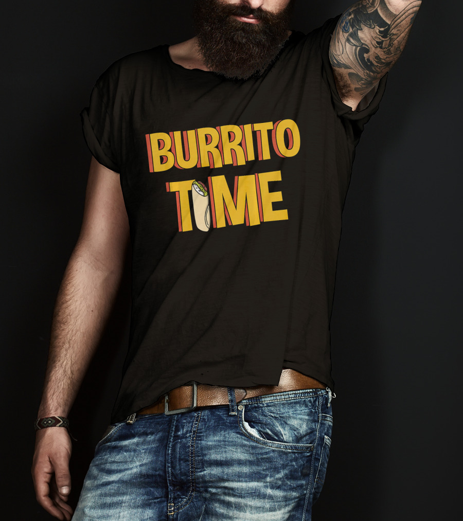 Cinco De Mayo Burrito Time T-Shirt