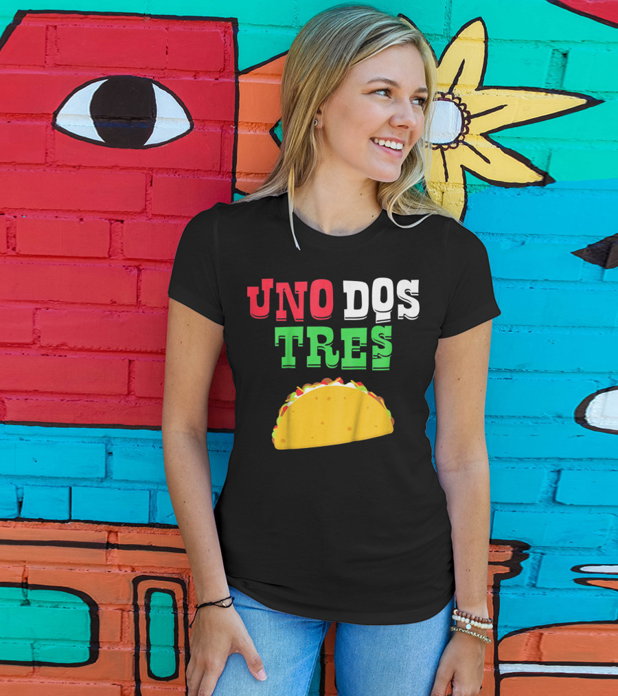 Uno Dos Tres Taco Kids Funny T-Shirt