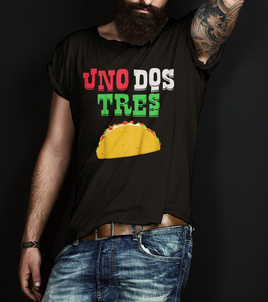 Uno Dos Tres Taco Kids Funny T-Shirt