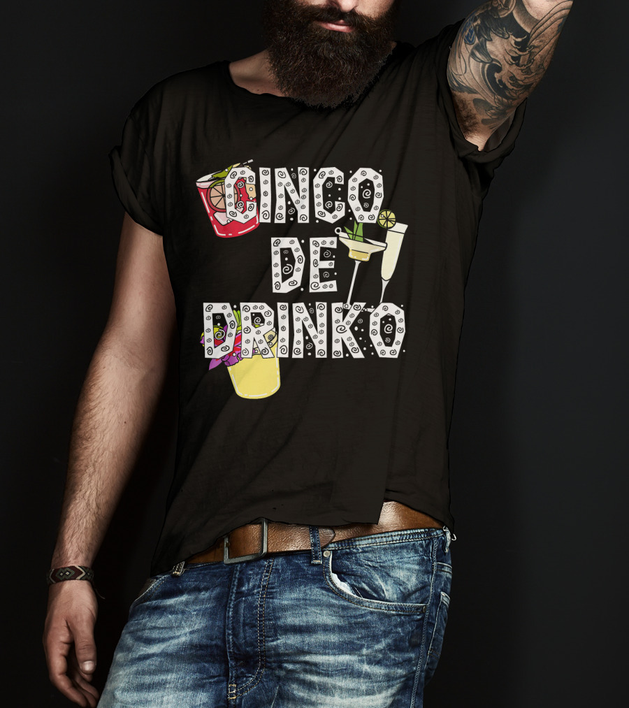 Cinco De Drinko Margarita Cocktail Beer Lover Cinco T-Shirt