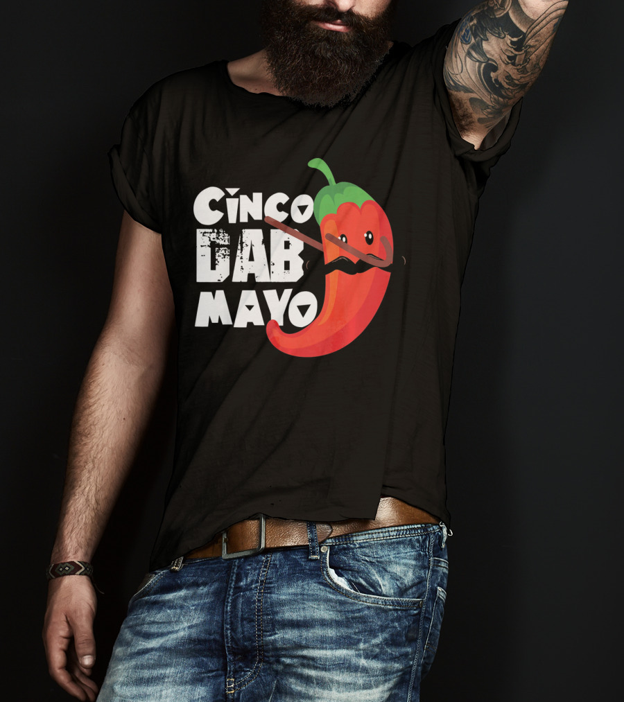 Cinco De Mayo Dab Pepper T-Shirt