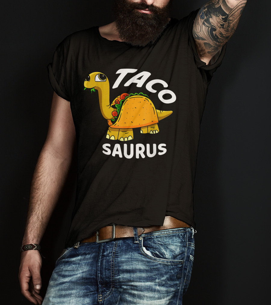 Tacosaurus Dinosaur Humor Cinco De Mayo T-Shirt