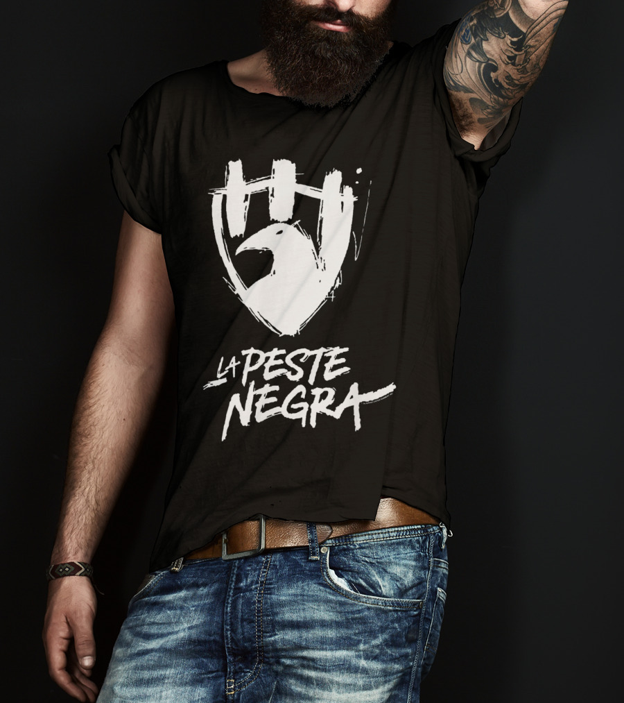 Club De Cuervos La Peste Negra Logo Shield T-Shirt