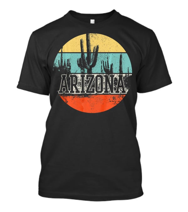 Arizona Desert Vintage Cactus Retro USA T-Shirt