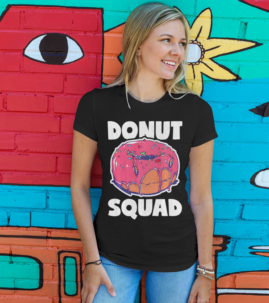 Donut Squad Vintage Baked Fried Cake Don Sprinkles T-Shirt