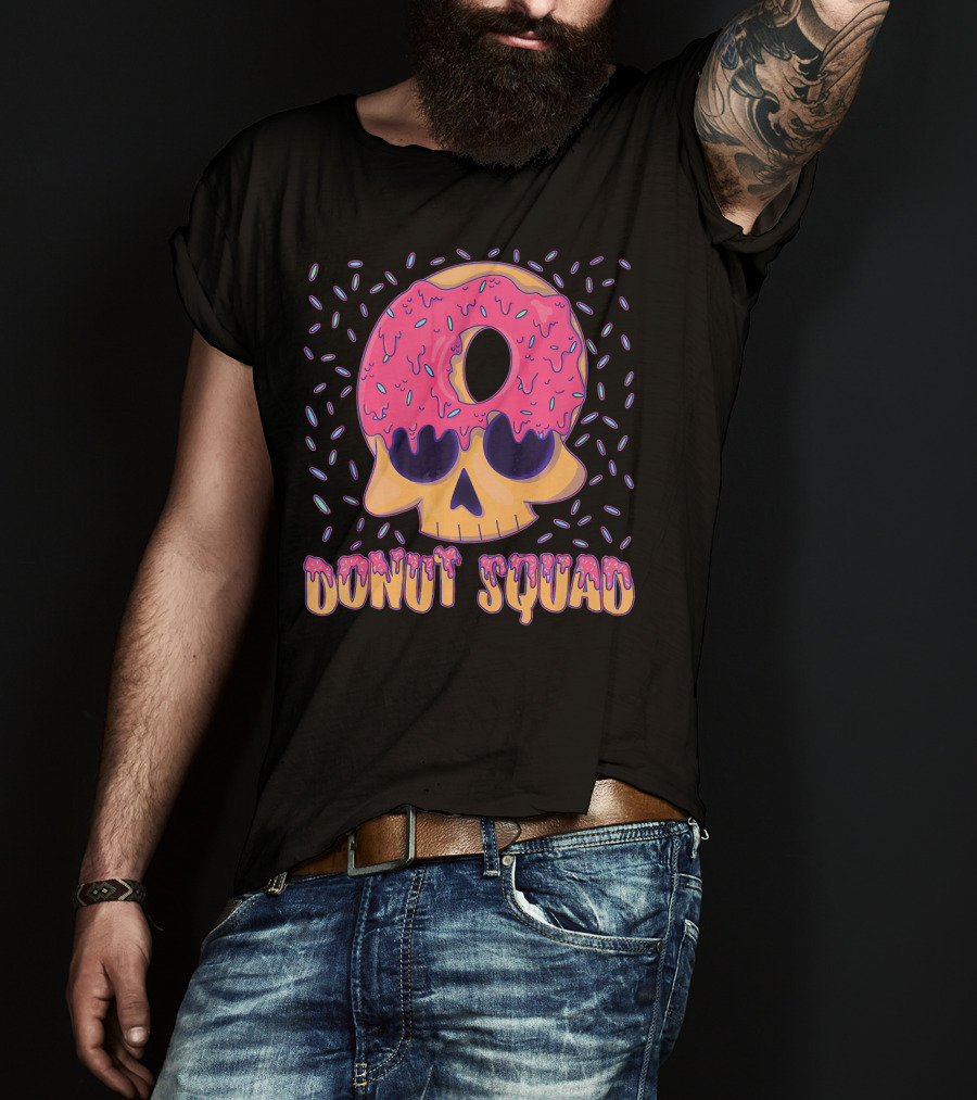 Donut Squad Skull Sprinkles T-Shirt