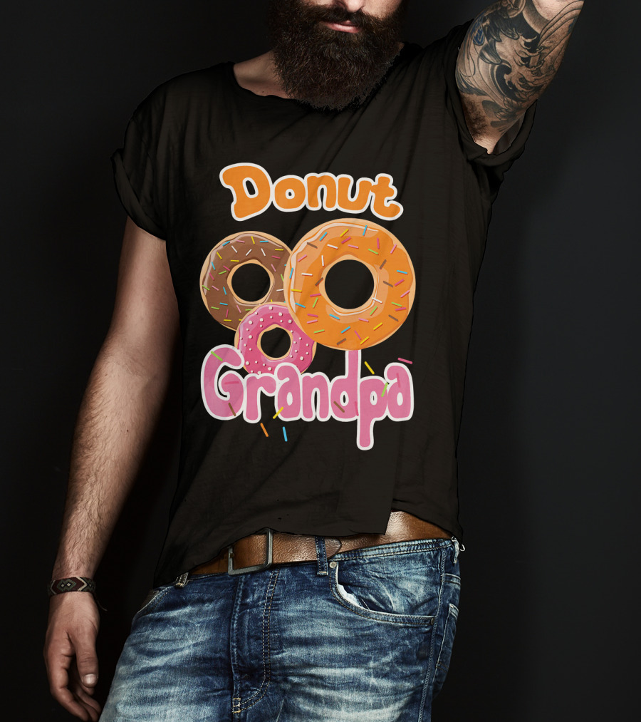 Donut Grandpa Trio Sprinkles T-Shirt
