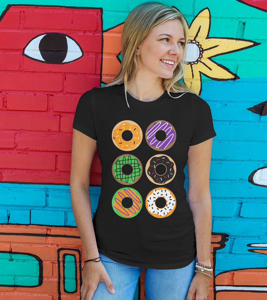 Halloween Donuts Festive Treats With Colorful Icing And Sprinkles T-Shirt