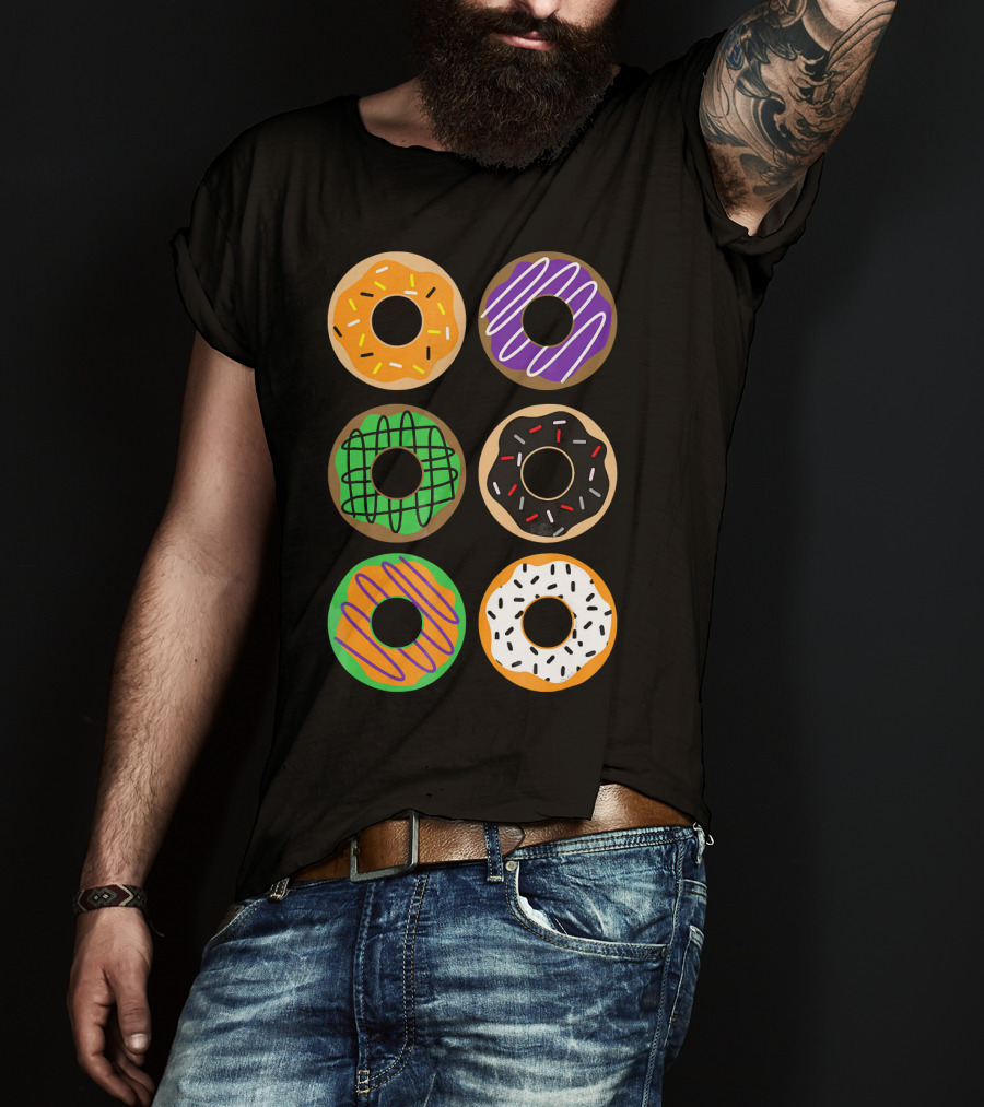 Halloween Donuts Festive Treats With Colorful Icing And Sprinkles T-Shirt