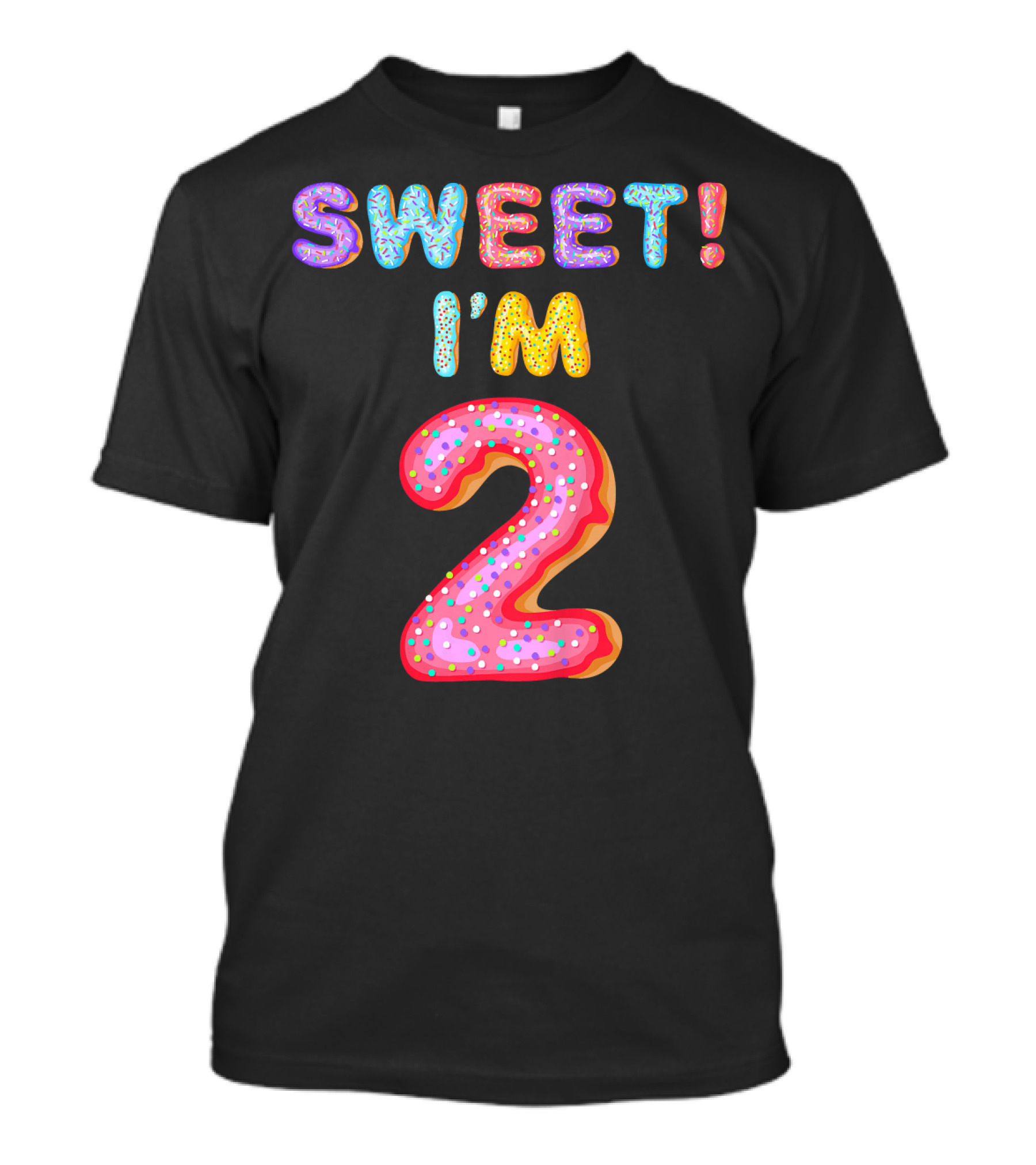 Sweet I'm 2 Kids 2nd Birthday T-Shirt