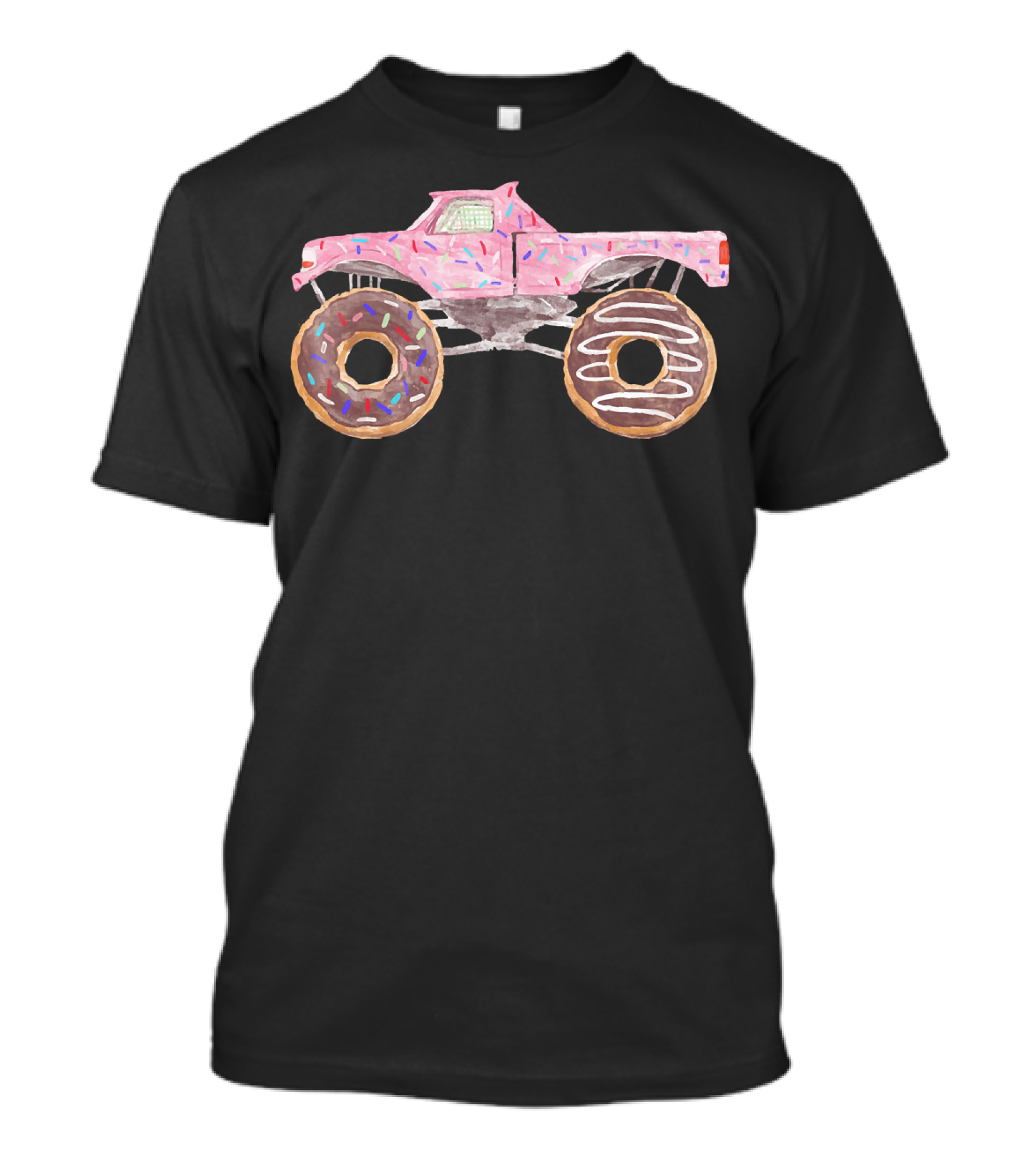 Yummy 4WD Monster Truck Donut Wheels T-Shirt