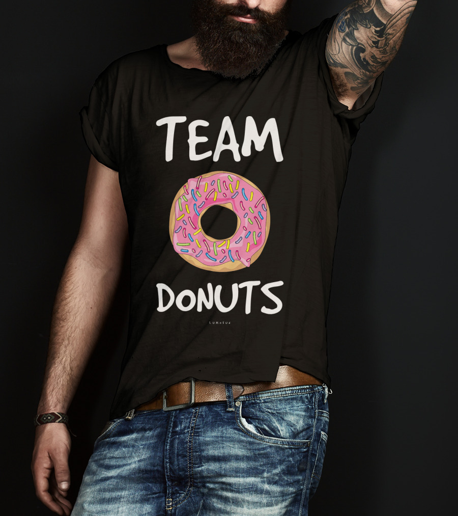 Team Donuts Funny Lumaliux T-Shirt
