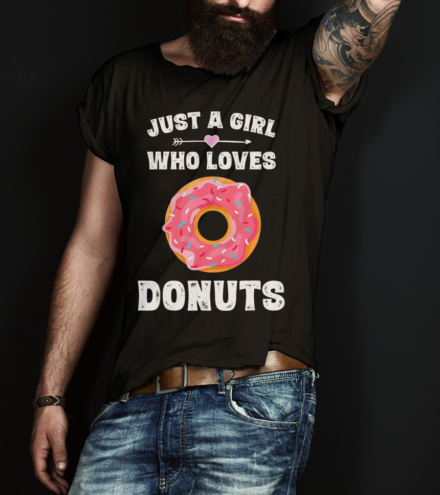 Just A Girl Who Loves Donuts T-Shirt