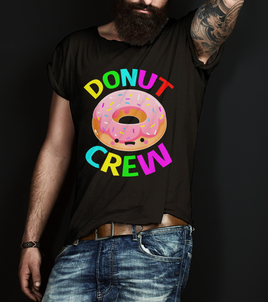 Donut Crew Birthday Celebration Party T-Shirt