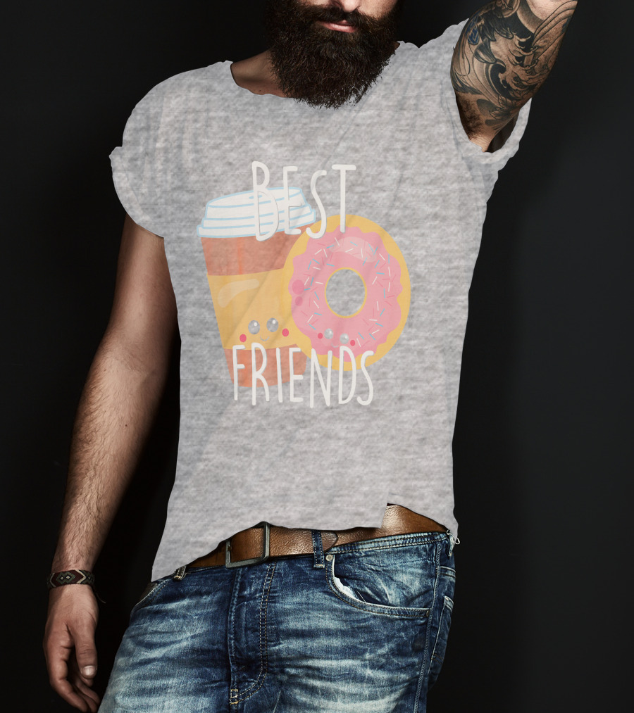 Best Friends Coffee And Donut Perfect Pairing T-Shirt