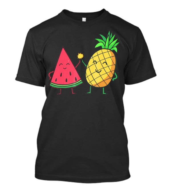 Watermelon Pineapple Friendship High Five T-Shirt