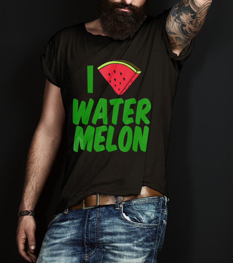 I Love Watermelon Slice Top T-Shirt
