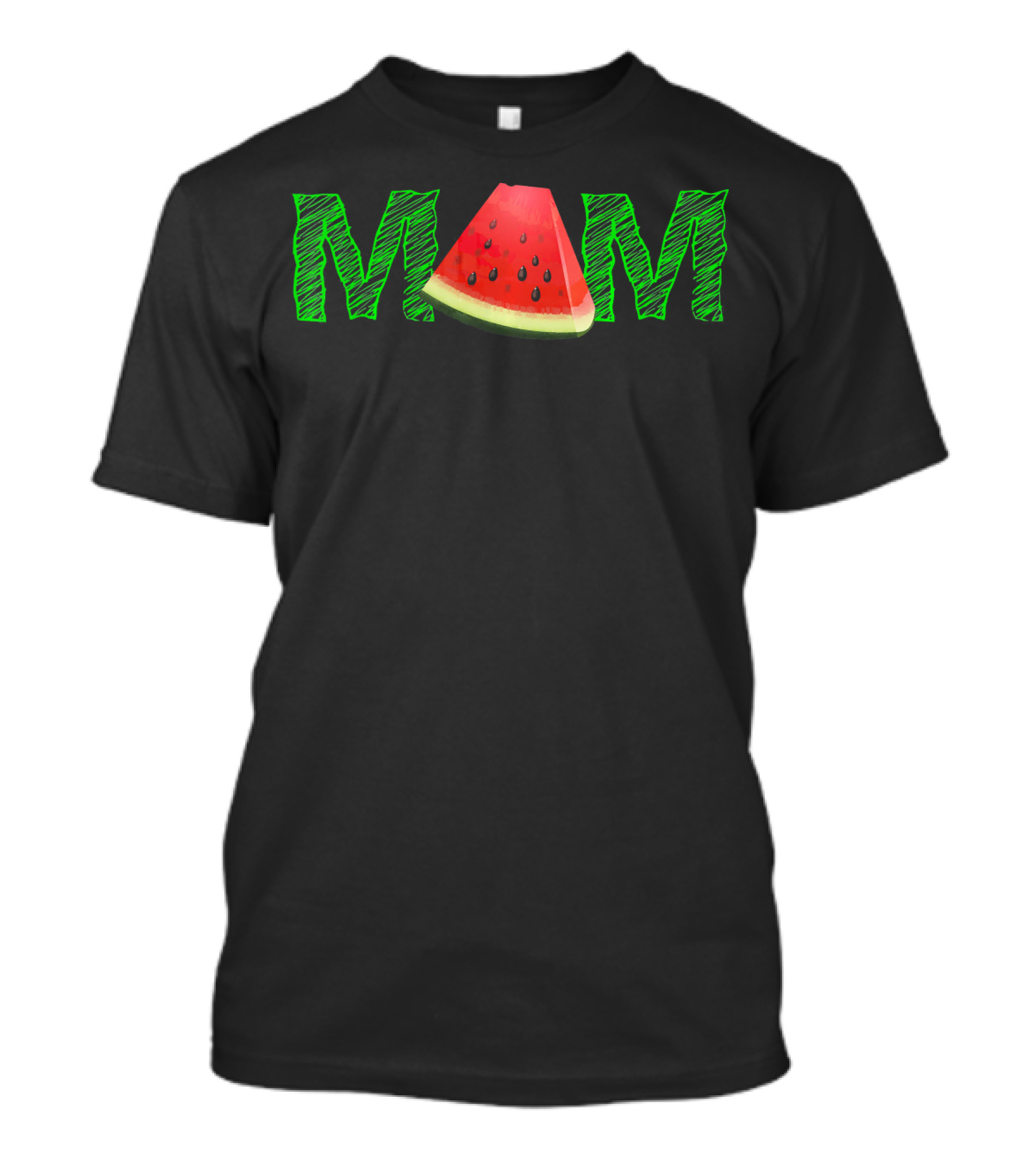 Watermelon Mom Tropical Summer Vibes T-Shirt