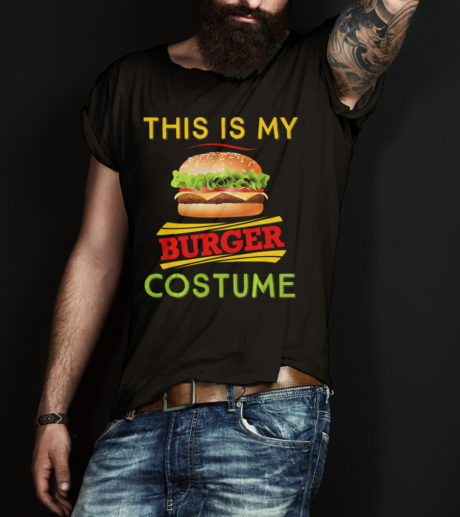 This Is My Burger Costume Halloween T-Shirt
