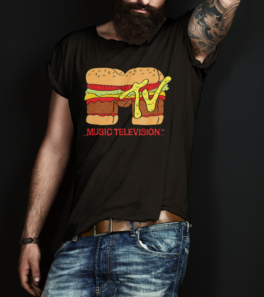 MTV Music Television Hamburger T-Shirt