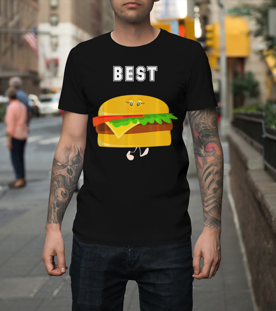 BEST Friends Matching Burger BFF T-Shirt