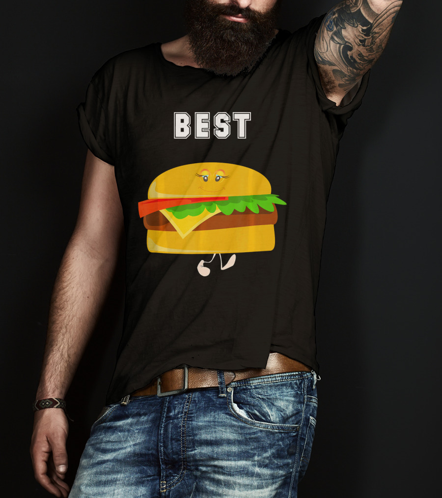 BEST Friends Matching Burger BFF T-Shirt
