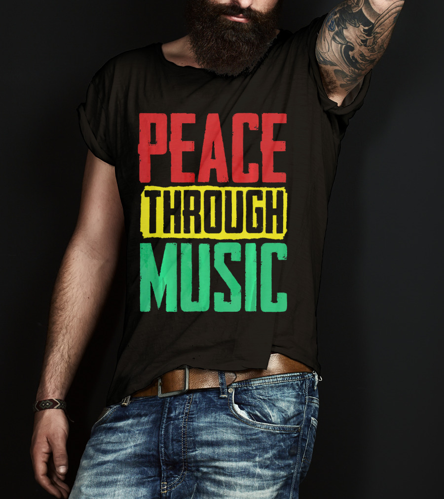 Peace Through Music Reggae Concert T-Shirt