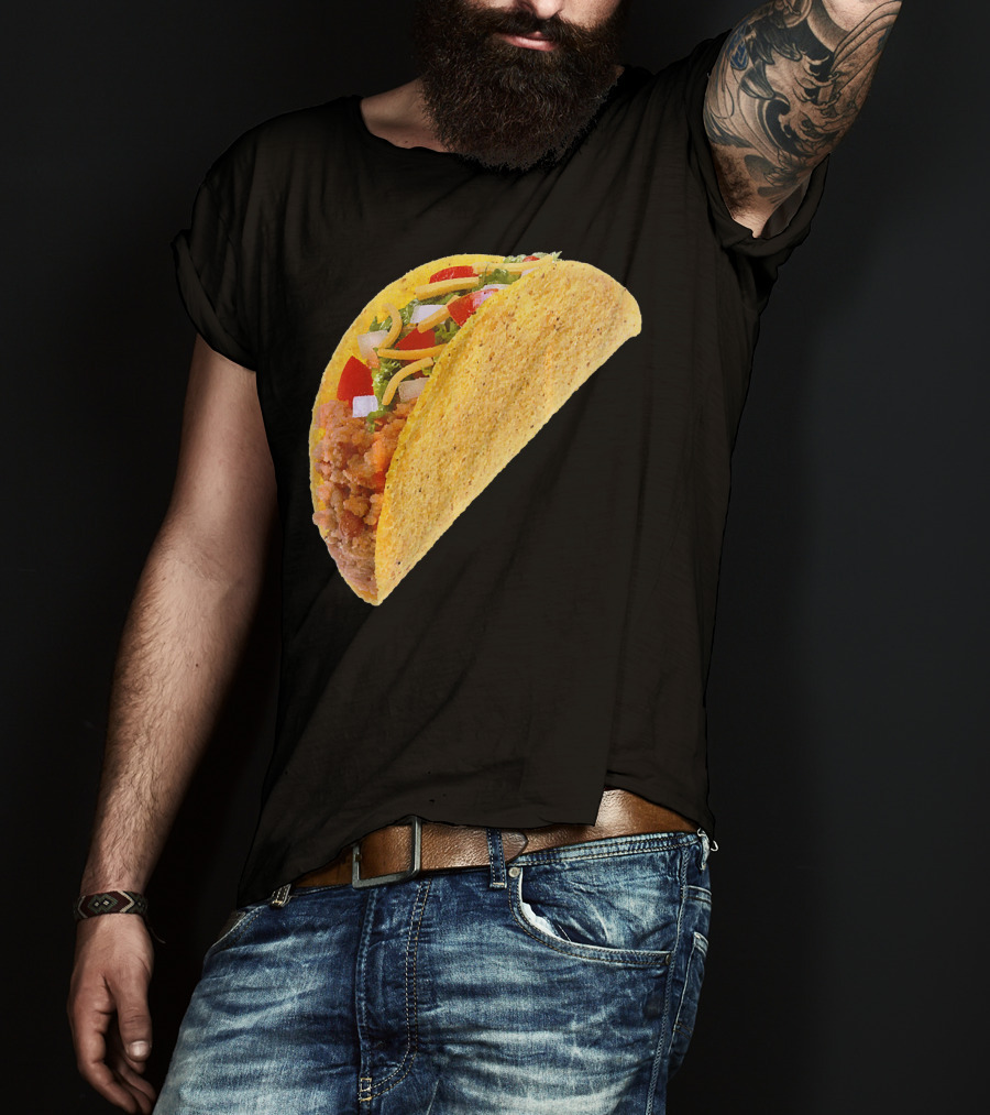 Taco Costume Mexican Food Hard Shell Taco T-Shirt