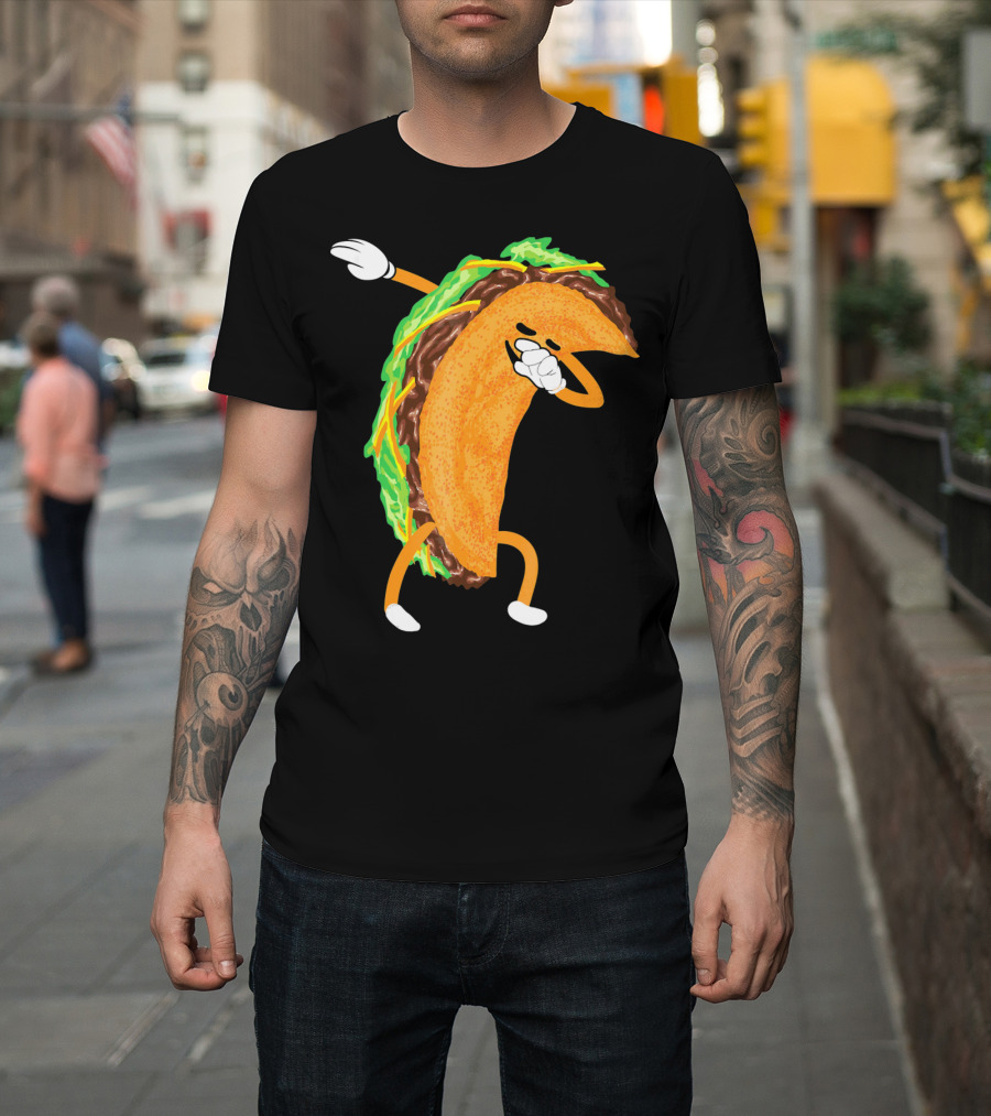 Dabbing Taco Cute Taco Cinco De Mayo Fun T-Shirt