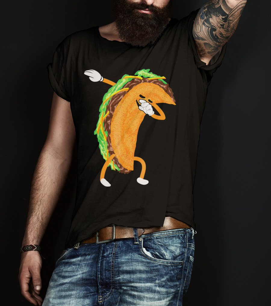 Dabbing Taco Cute Taco Cinco De Mayo Fun T-Shirt