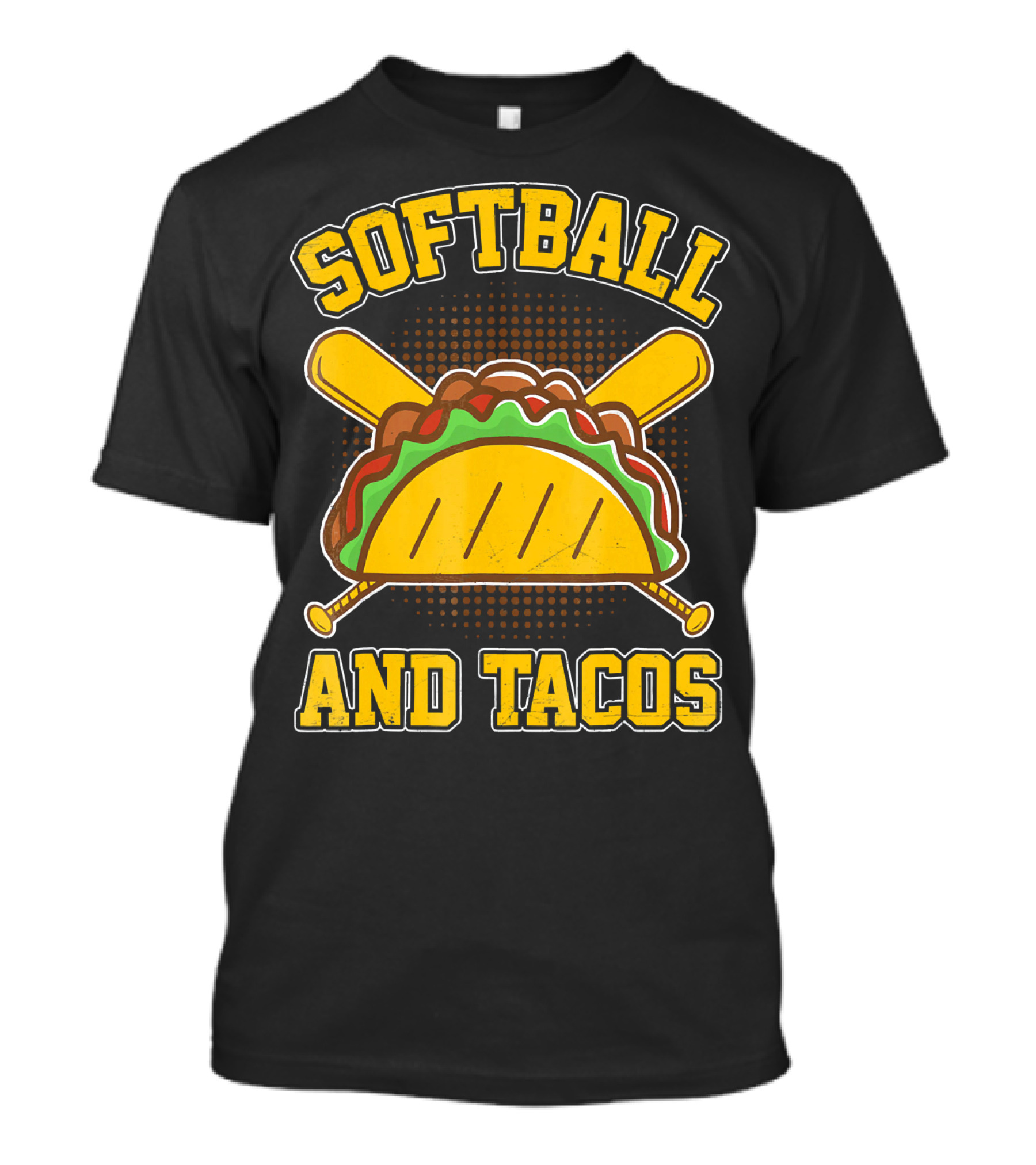 Softball And Tacos Mexican Foodie T-Shirt