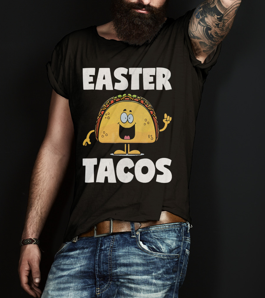 Easter Tacos Vintage Funny Easter T-Shirt