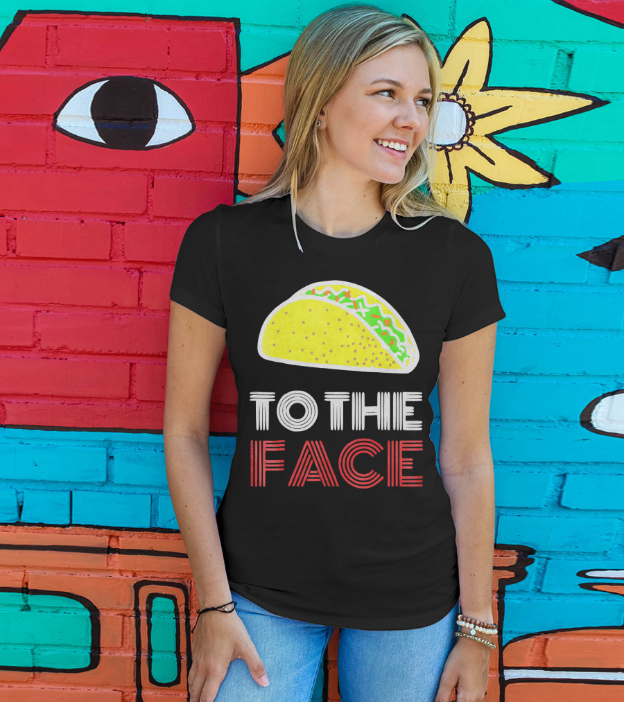 Vintage Taco To The Face Tuesday T-Shirt