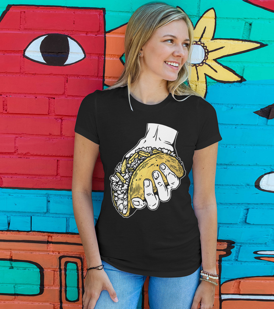 Taco Hand Holding Classic Street Food T-Shirt
