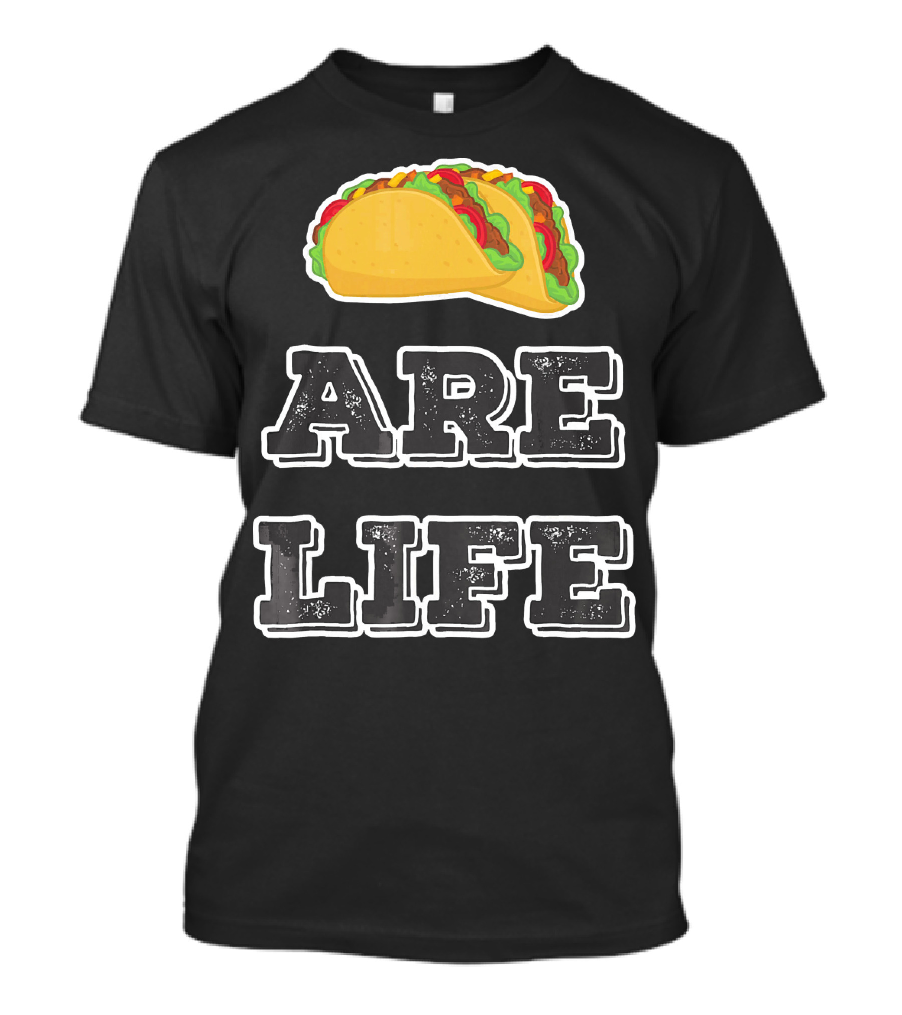 Tacos Are Life Trendy Food Emoji T-Shirt
