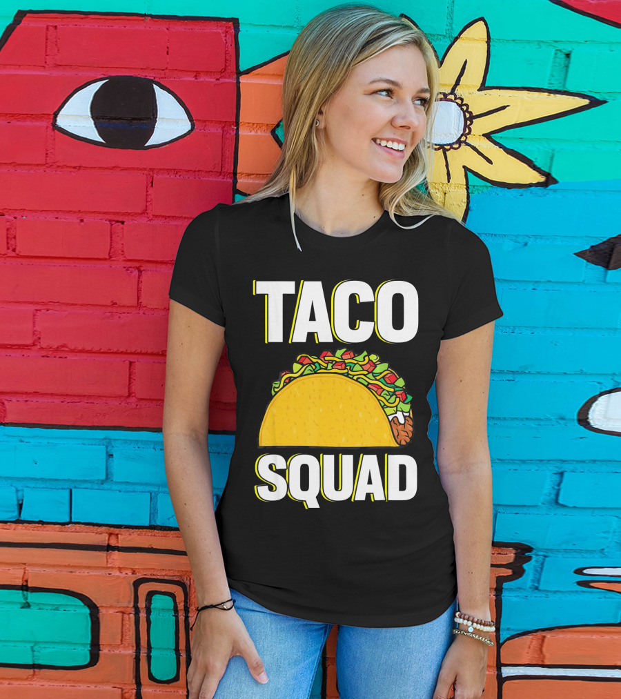 Taco Squad Funny Food Lover Team T-Shirt