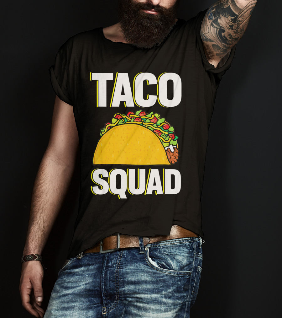 Taco Squad Funny Food Lover Team T-Shirt