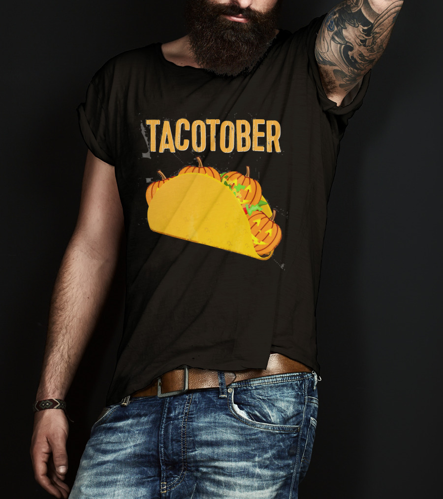 Tacotober Halloween Pumpkin Taco T-Shirt