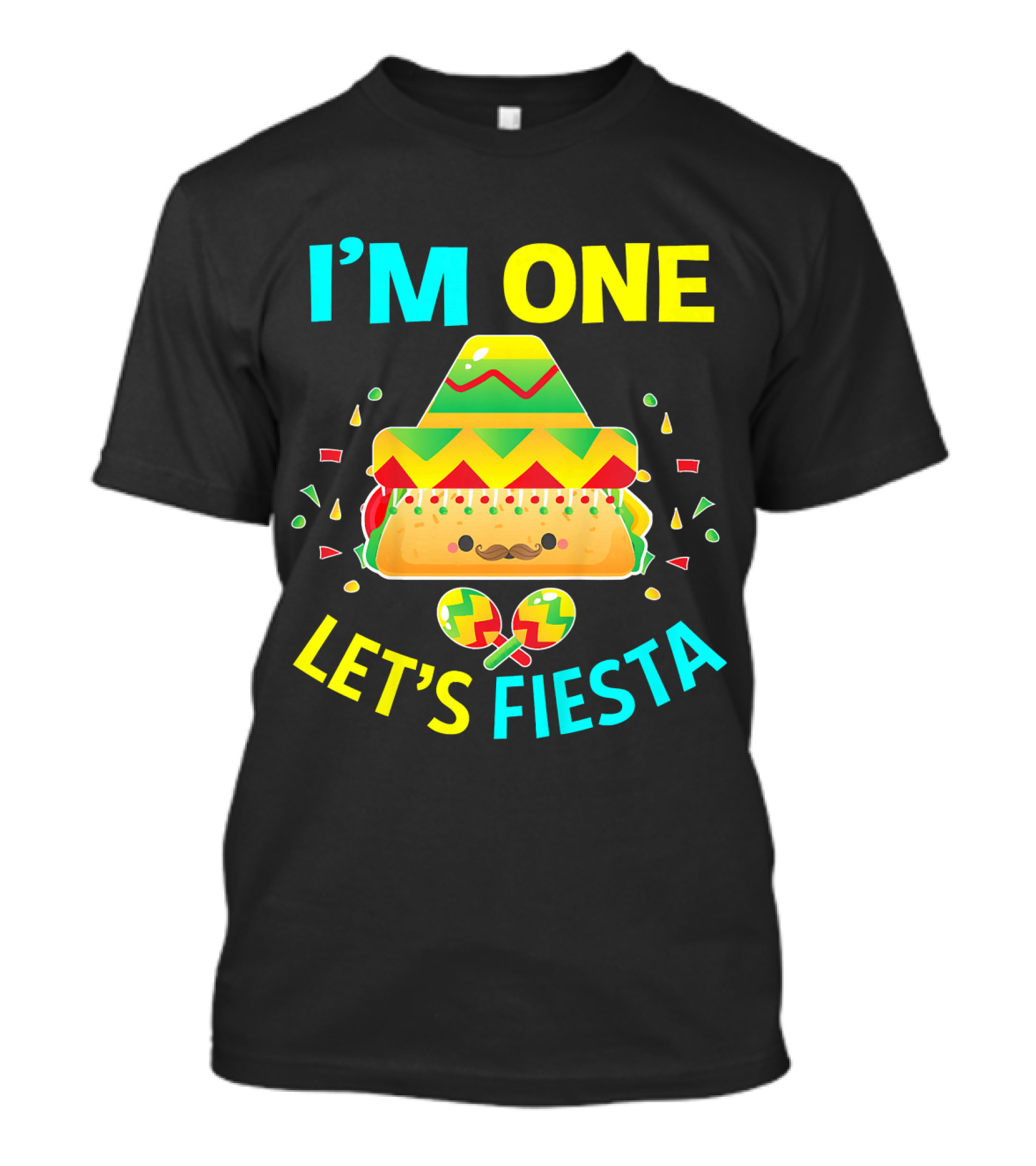 I'm One Let's Fiesta Taco 1st Birthday T-Shirt