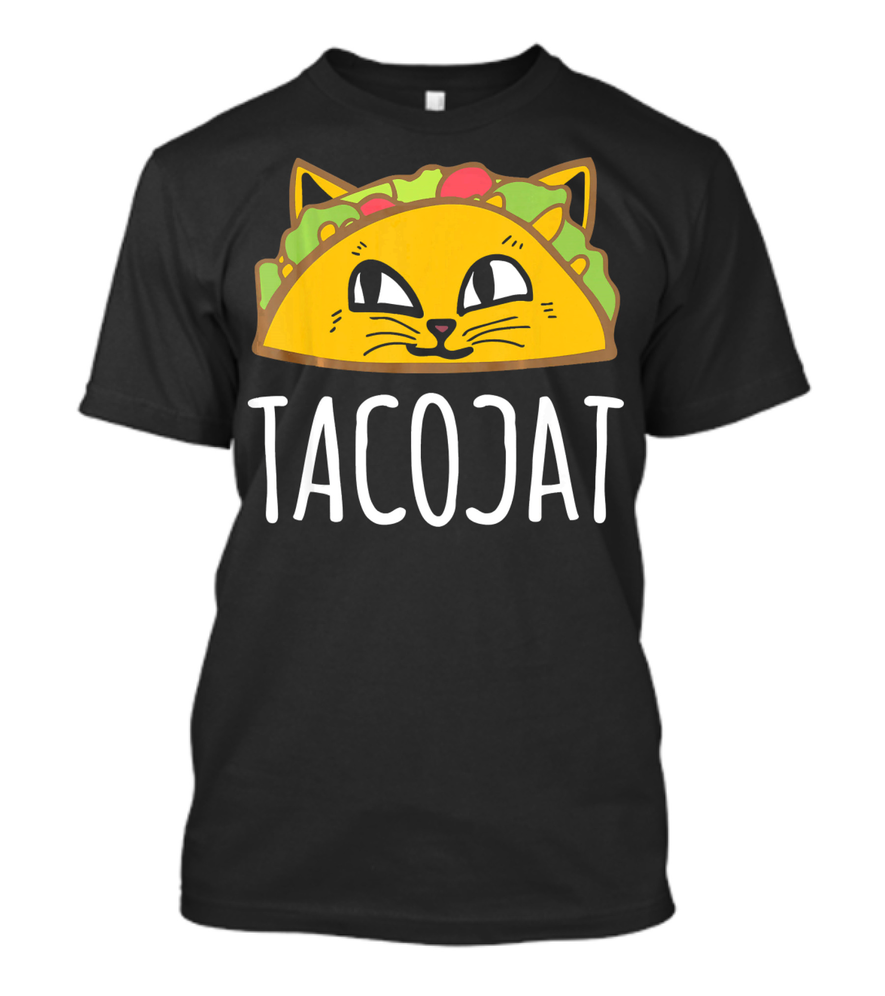 Tacocat Cute Cat And Taco Palindrome T-Shirt