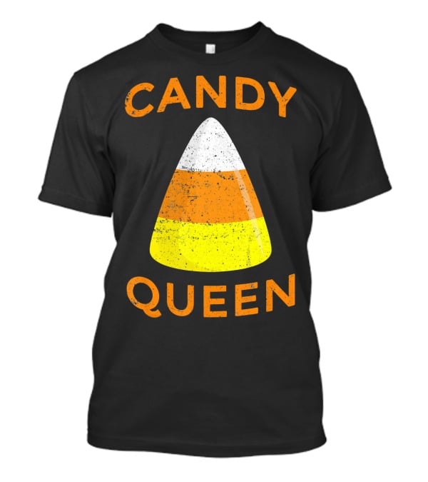 Candy Corn Queen Halloween Costume Iconic Treat T-Shirt