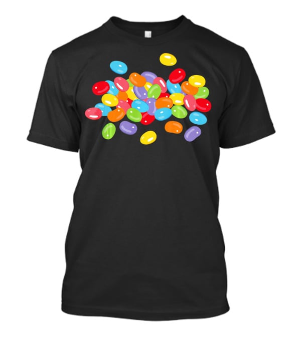 Cute Colorful Jelly Beans Candy Lover Easter Holiday T-Shirt