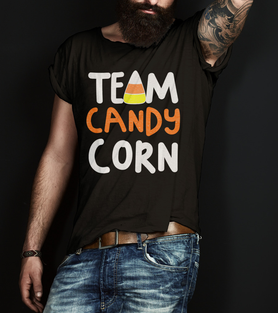 Team Candy Corn Halloween Treat Enthusiasts T-Shirt