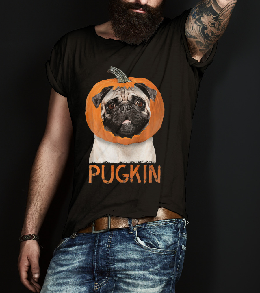 Pugkin Pug Pumpkin Pie Puppy T-Shirt