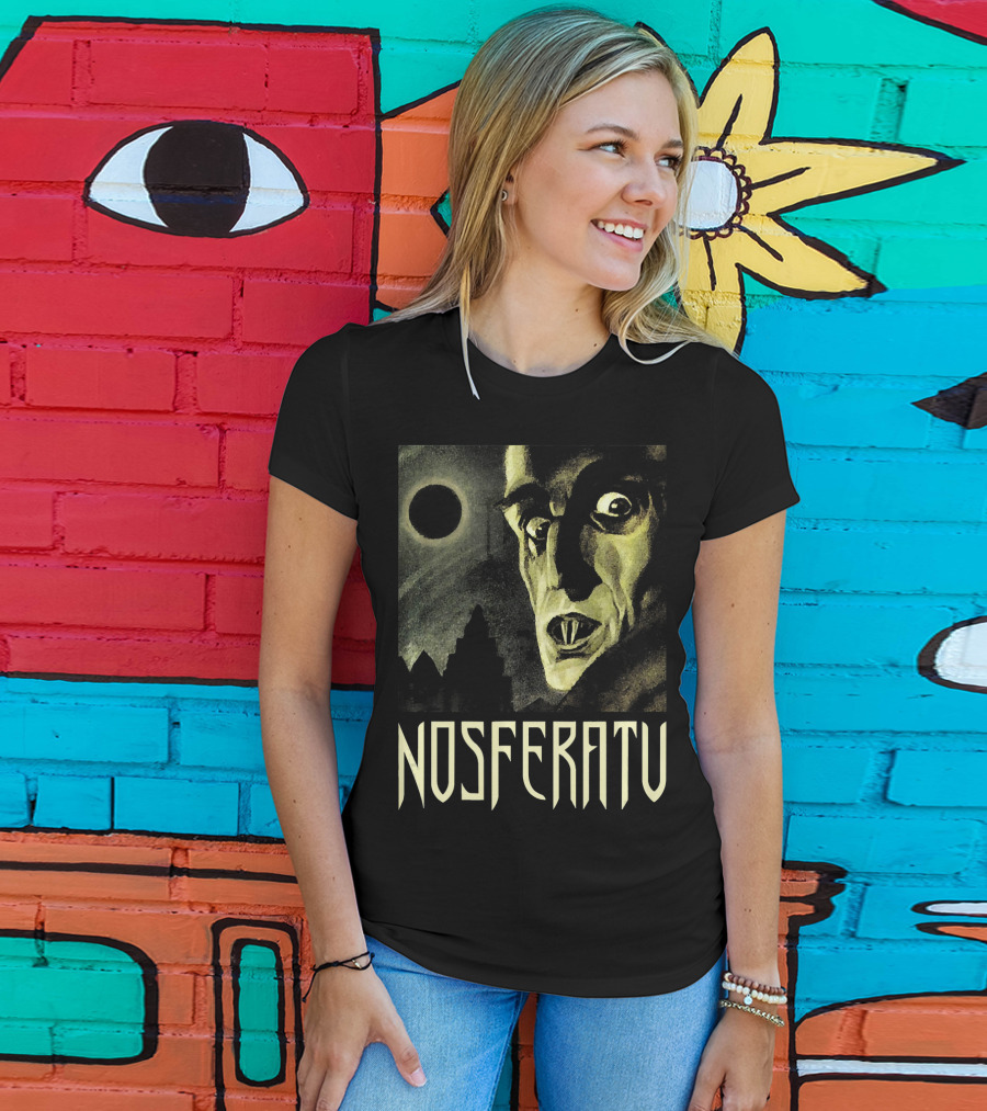 Nosferatu Vintage Horror Film Vampire Eclipse T-Shirt