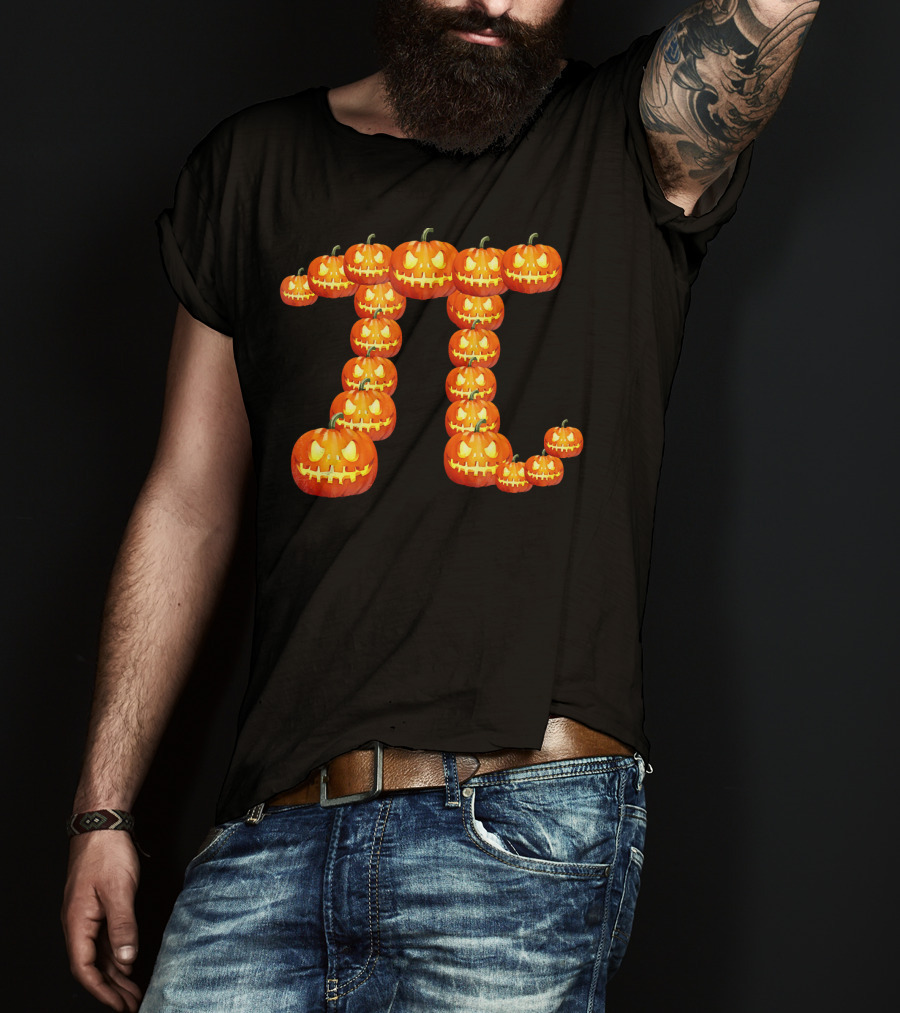 Pumpkin Pi Clever Halloween Humor T-Shirt
