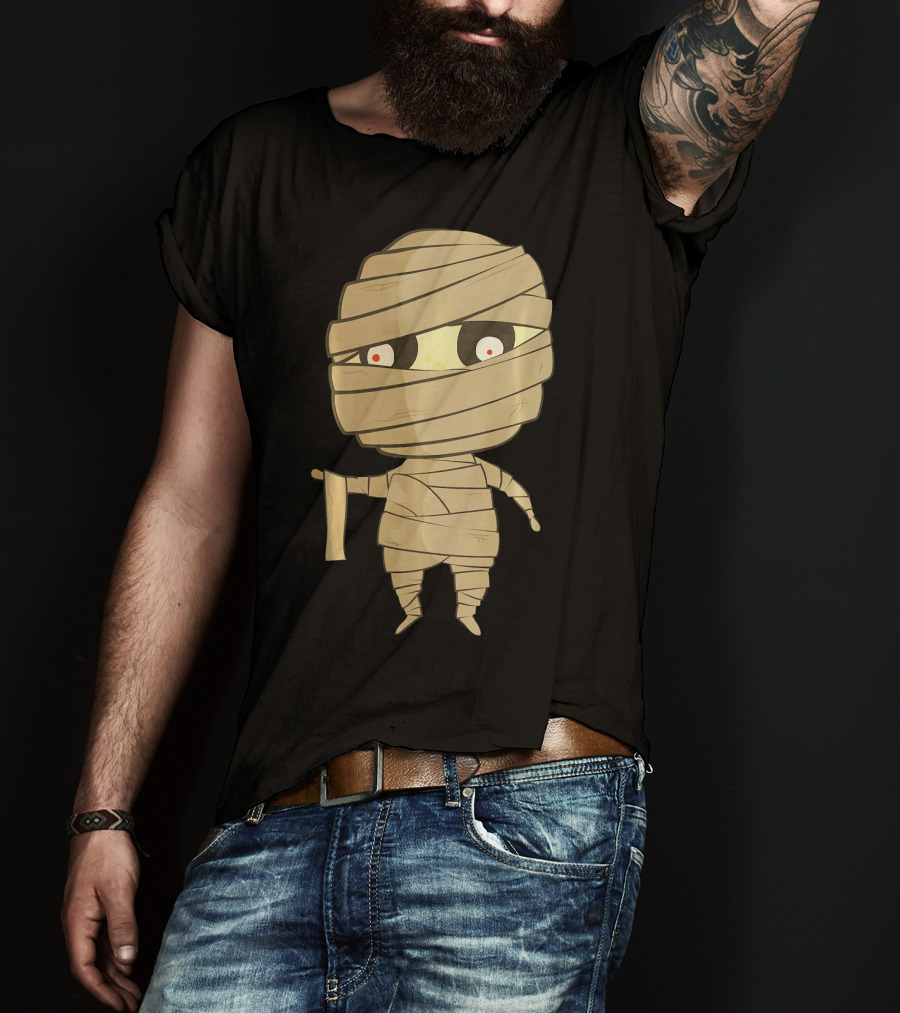 Mummy Halloween Cute Character T-Shirt