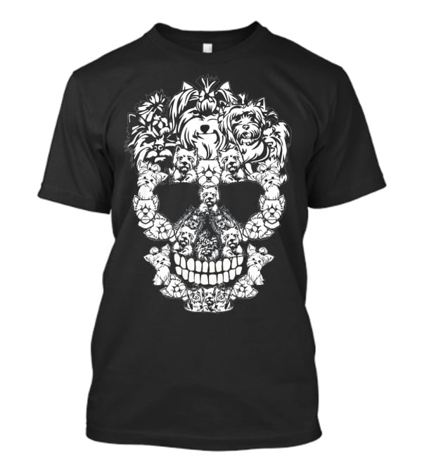 Yorkshire Terrier Skull T-Shirt