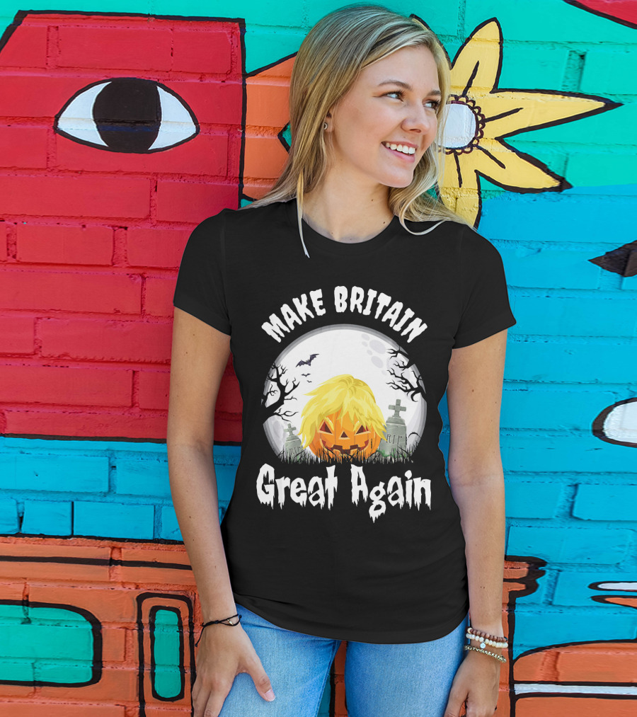 Make Britain Great Again Halloween Brexit Pumpkin T-Shirt